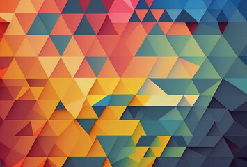 abstract geometric background, colorful background with copy space 