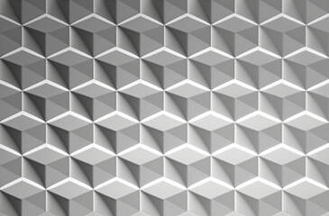 seamless geometric pattern, white and gray geometric background with some copy space 