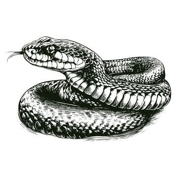 snake vector sketch