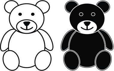 Obraz premium Teddy Bear icon