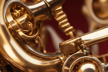 old brass telescope by AI