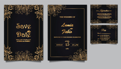 invitation wedding luxury