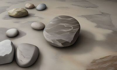 a stone texture using different shades of gray and brown