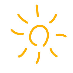 doodle, vector, sun, sketch, icon, graphic, illustration, sign, summer, drawing, sunlight, sunshine, symbol, cartoon, design, element, hand, abstract, art, light, sunny, drawn, cute, sunset, sunrise