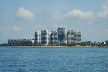 Obraz premium Beach Condo Skyline
