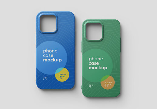 Phone Case Mockup for App UI and Mobile Design