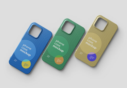 Phone Case Mockup for App UI and Mobile Design