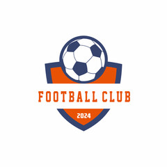 Soccer and Football Club logo template.