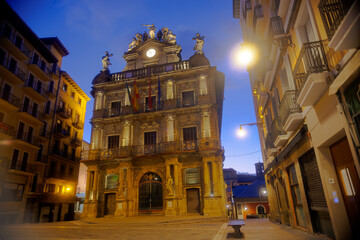 Obraz premium Pamplona City Council Town Hall