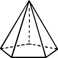 pentagon Pyramid geometric shapes