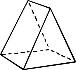 Triangular Prism geometric shapes