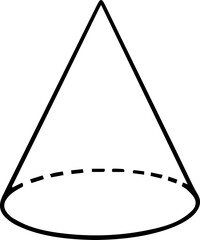 Cone geometric shapes