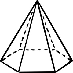 Hexagonal Prism geometric shapes