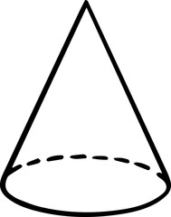 Cone geometric shapes
