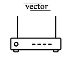 Modem, wifi router symbol vector icon illustration on white background..eps