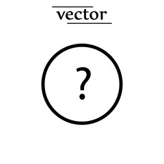Question Social Media Icon, Help Symbol Modern Simple Vector For Web Site Or Mobile App.eps