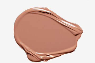 Obraz premium Texture of cream or lotion, foundation. Cosmetic background. Generative AI