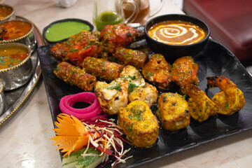 assorted kabab in thailand