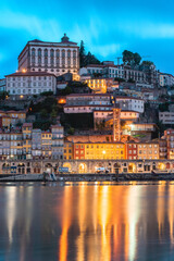 Fototapeta na wymiar The beautiful streets and architecture in Porto, Portugal.