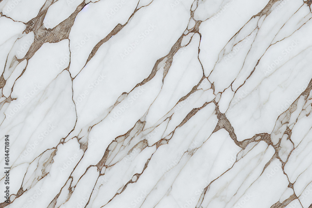 Poster tile. White marble texture with natural pattern for background or design art work. Generative AI