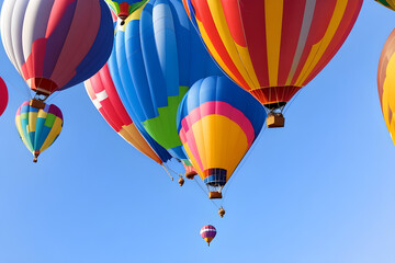 Fototapeta premium hot air balloons Generate by AI