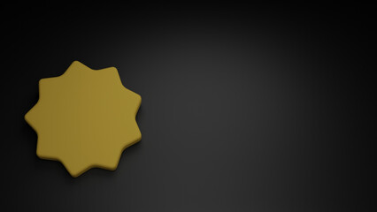 Minimal fabric pattern geometric pattern abstract background 3d rendering illustration.