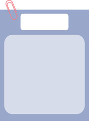 cute colorful notepad, memo, planner, sticky note, reminder, journal kawaii decoration