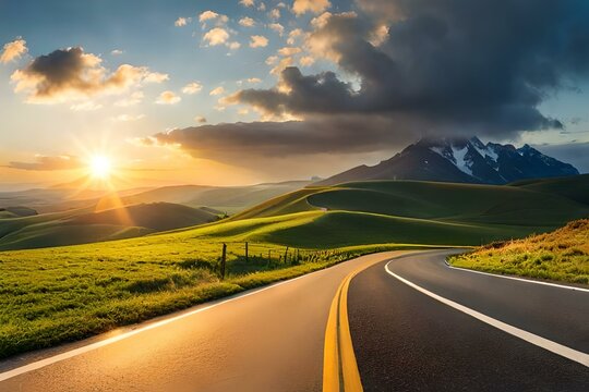 road in the mountains