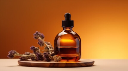 Obraz na płótnie Canvas bottle of aromatic Oil Generative Ai