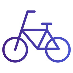 Bicycle Gradient Icon Style