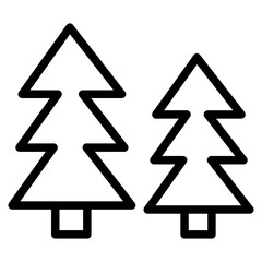 Tree Line Icon Style