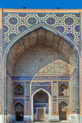 Obraz premium Ulugh Beg Madrasa, Samarkand, Uzbekistan