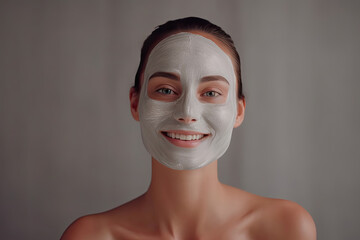 Radiant Beauty: Embracing Skincare and Smiling. Generative AI