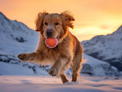 Norwegian Sunset Playtime with Borador