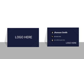 Set of new modern business card print templates Double-sided creative design.
Vector modern creative and clean business card template, flat design with place for your own text.
