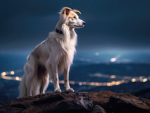 Mountain-top Howler: Silken Windhound in the Dark