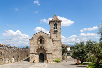 Fototapeta na wymiar Church of San Andrés de Vilaboa de Quires (13th century). Vilanova de Quires e Maureles, Marco de Canaveses, Portugal.