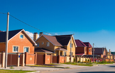 Residential buildings in a cottage village, Ulyanovsk