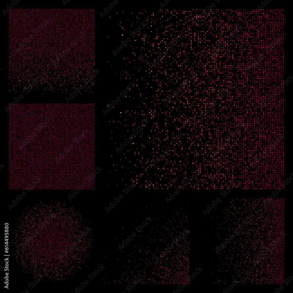 Poster matrix background. spectral color theme backgrounds. gradient geometric patterns. neat vector illust