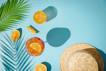 Summer refreshing cocktail