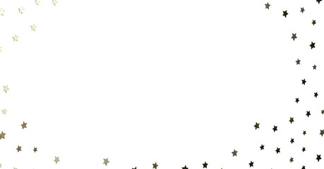 Dazzling Delight: Witness the Brilliance of a 3D Gold Stars Downpour