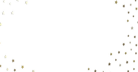 Twinkling Yuletide Skies: Breathtaking 3D Illustration of Falling Christmas Starlights