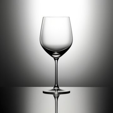 Glass of wine isolated on a white background.