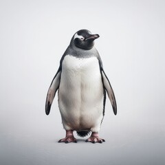 Adult Emperor penguin (Aptenodytes forsteri), Antarctica.