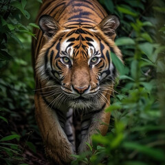 Fototapeta premium tiger in the wild