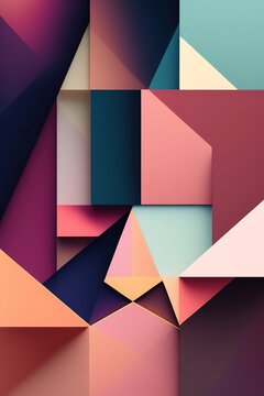 art illustration abstract graphic background. generate ai © Роман Заворотный