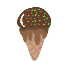 chocolate cone