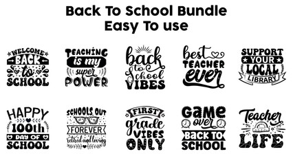 Back to school, welcome back to school, best teacher ever, first grade vibes only, set of labels for design