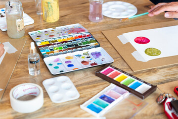 Watercolor Workshop. Acuarela Mastery: Students Dive into the World of Watercolor Art