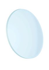 Eye myopia lens. vector illustration